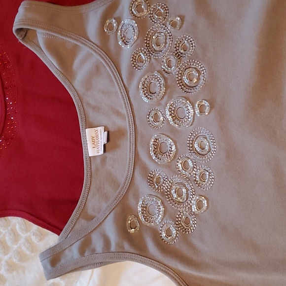 Two Lady Hathaway and one Ricky tank top with beads - Picture 3 of 4